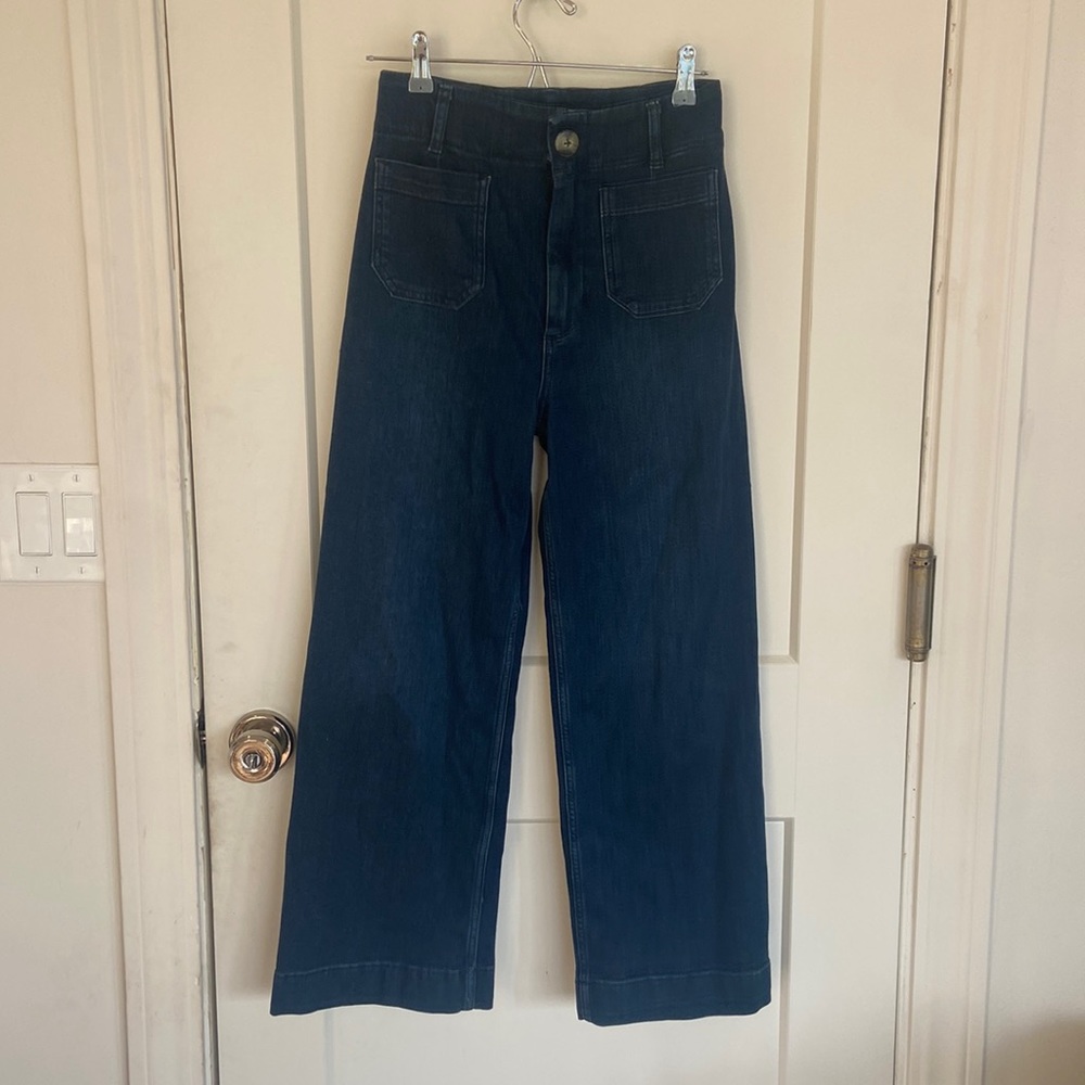 Beautiful Anthropologie “skipper” style jeans